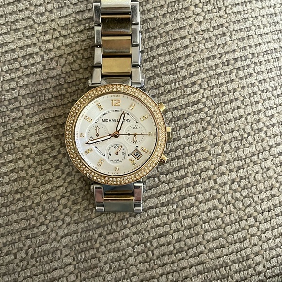 Michael Kors Gold and Silver Toned Watch - Picture 1 of 4